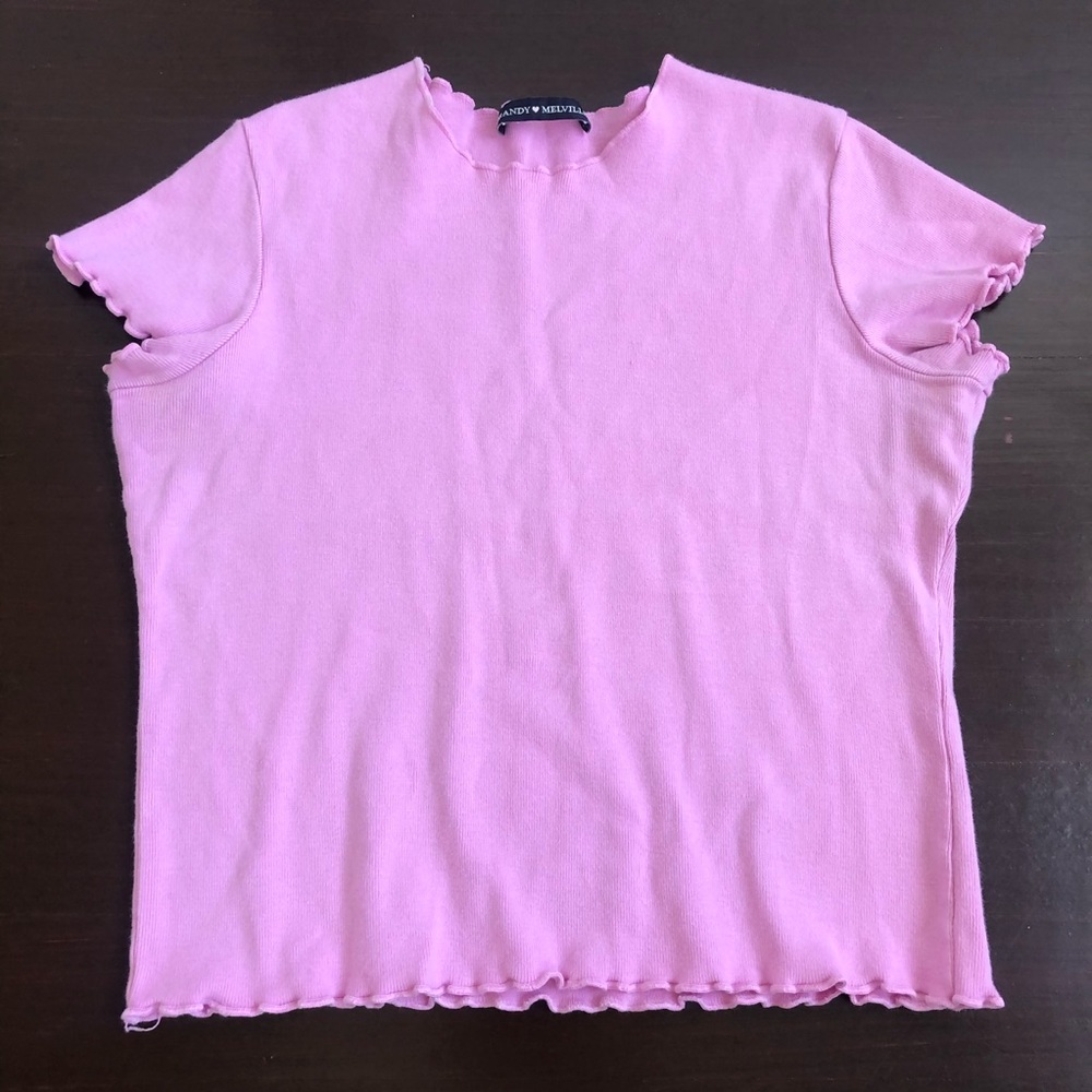 Brandy Melville Pink Wynn Top